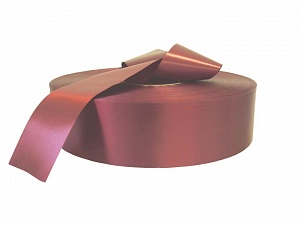 Сатиновая лента PS901 для ТТ-печати тёмно-красная 25мм/200м