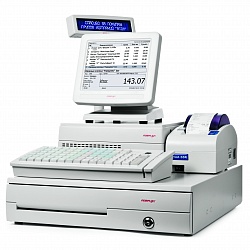 POS-система ForPOSt Минимаркет 8'' белая с детектором банкнот, Без ФР + Frontol Оптим