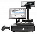 POS-система АТОЛ Супермаркет 10'' NFD10, черная, без ФР + Frontol xPOS ЕГАИС