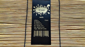 Красящая лента RESIN GOLD металл (40мм/300м/40мм/1") OUT
