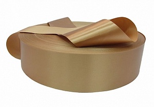 Сатиновая лента PS901 для ТТ-печати тёмно-бежевая 60мм/200м