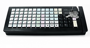 Программируемая клавиатура Posiflex КВ-6600U-B, USB, черная