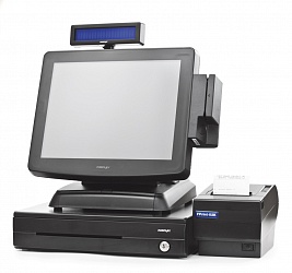 POS-система ForPOSt Бутик Стиль 15'' черная, FPrint-22ПТK + Frontol Торговля