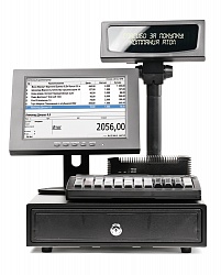 POS-система ForPOSt АТОЛ Супермаркет 10'' NFD10, черная, FPrint-55ПТК + Frontol Оптим