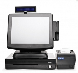 POS-система ForPOSt Бутик Стиль 15'' черная, без ФР + Frontol Торговля