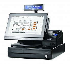 POS-система ForPOSt Кафе 14'' черная, FPrint-22ПТK + Frontol.Кафе