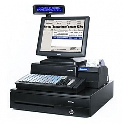 POS-комплект 12" PB-3600 черный, Windows POSReady 2009